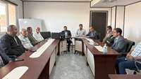 نشست اعضای انجمن آبادگران گرمسار با رئیس بیمارستان معتمدی برگزار شد